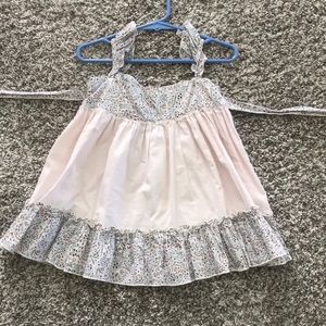 Dainty tank top with tie back